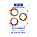  Kính Bảo Vệ Camera OTAO GIA Sapphire Cho iPhone 17Pro /17ProMax | Mohs 9, AR Coating 