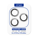  Kính Bảo Vệ Camera OTAO GIA Sapphire Cho iPhone 17Pro /17ProMax | Mohs 9, AR Coating 