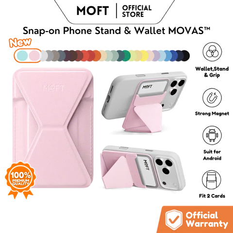  Giá đỡ điện thoại kiêm ví thẻ MOFT MOVAS Magnetic Wallet Stand Magnetic Chứa 2 Thẻ 