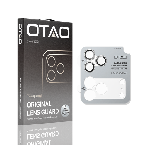  Lens Bảo Vệ Camera 2in1 OTAO Corning Glass AR+AF UHD 98.5% Cho iPhone 18Pro/18Promax 