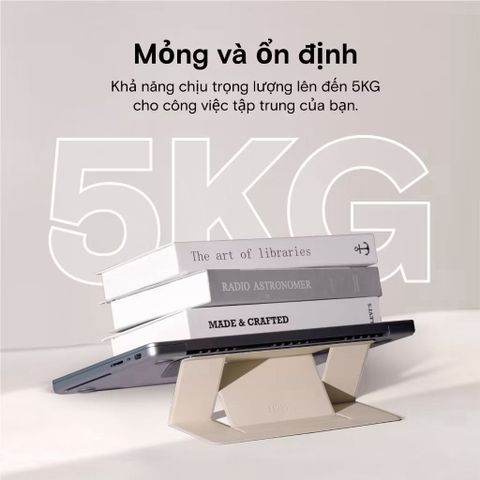  Giá Đỡ Tản Nhiệt Laptop MOFT Adhesive Stand Thế Hệ 2 Dán Mặt Lưng Cho Laptop 11.6-15.6 Inch 
