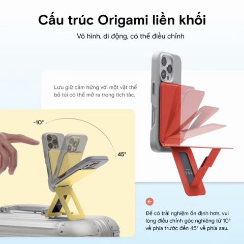  MOFT Snap Invisible – Tripod điện thoại nam châm (Không khe thẻ) 