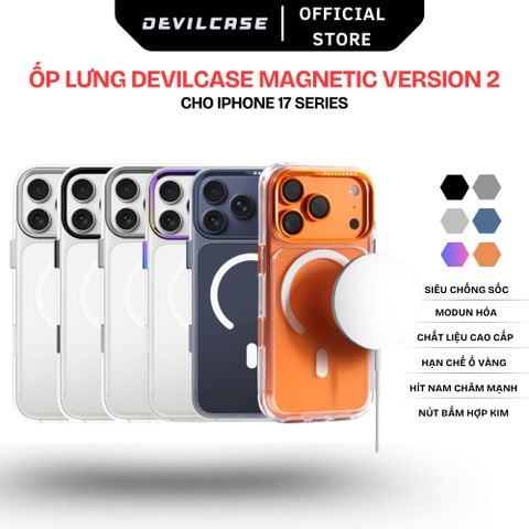  Ốp lưng chống sốc DEVILCASE Magnetic cho iPhone 17 Series phiên bản tiêu chuẩn 2 