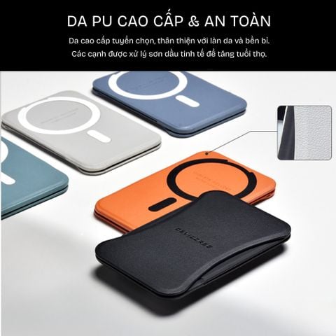  Giá đỡ điện thoại Devilcase Leather Magnetic Gọn nhẹ 3 chế độ đứng 