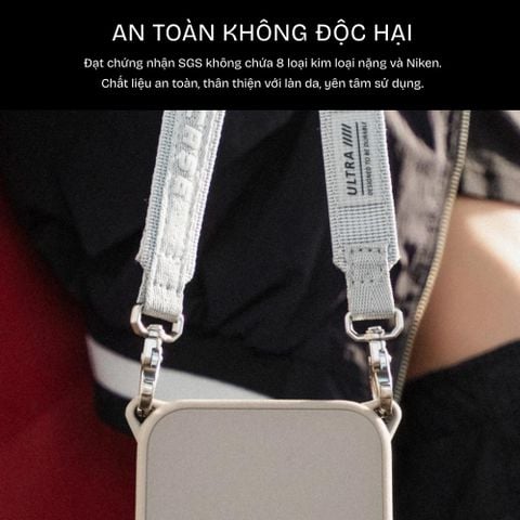  Dây đeo điện thoại DEVILCASE Ultra Bảng dây vải 20mm dày dặn, cá tính 