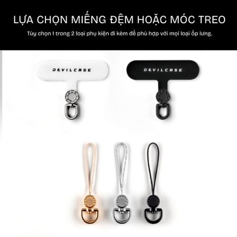  Dây đeo điện thoại DEVILCASE Ultra Bảng dây vải 20mm dày dặn, cá tính 