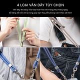  Dây đeo điện thoại DEVILCASE Douple-hook xoay 360 Dây bện vải thời trang đa năng 