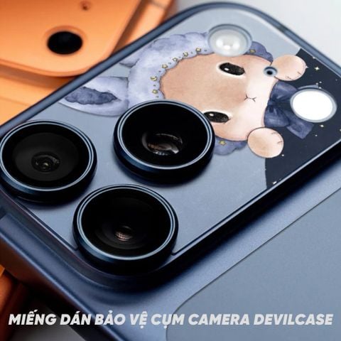  Miếng Dán Bảo Vệ Cụm Đế Camera DEVILCASE Cho iPhone 17 Pro Max Chất Liệu PET Cao Cấp 
