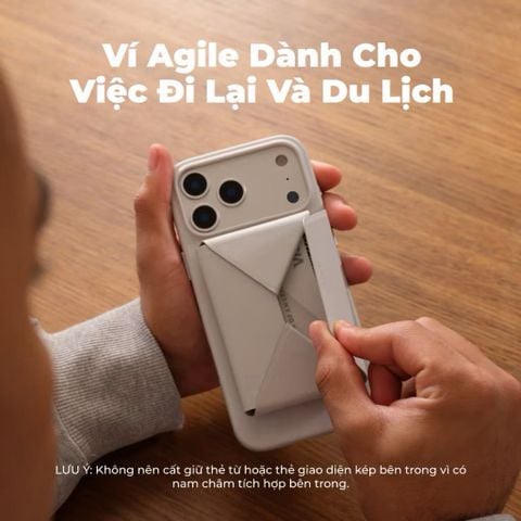  Ví Đựng Thẻ Kiêm Giá Đỡ Điện Thoại MOFT Snap Field Wallet (8-card) Ví Đựng 8 Thẻ Magnetic Cho iPhone 