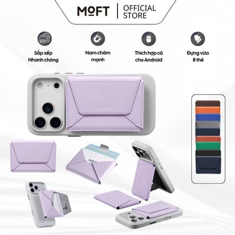  Ví Đựng Thẻ Kiêm Giá Đỡ Điện Thoại MOFT Snap Field Wallet (8-card) Ví Đựng 8 Thẻ Magnetic Cho iPhone 