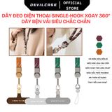  Dây đeo điện thoại DEVILCASE Single-hook xoay 360 Dây bện vải thời trang đa năng 