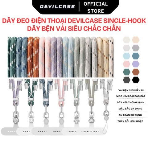  Dây đeo điện thoại DEVILCASE Single-hook Dây bện vải thời trang đa năng 