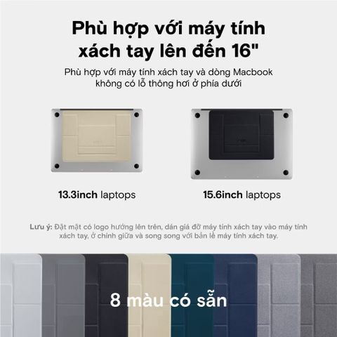  Giá Đỡ Tản Nhiệt Laptop MOFT Adhesive Stand Thế Hệ 2 Dán Mặt Lưng Cho Laptop 11.6-15.6 Inch 