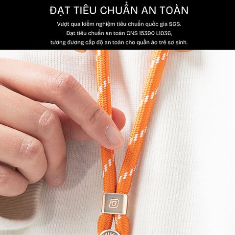  Dây đeo điện thoại DEVILCASE Single-hook xoay 360 Dây bện vải thời trang đa năng 