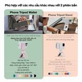  MOFT Snap Invisible MOVAS™  – Ví + giá đỡ + tripod điện thoại 3-trong-1, gắn từ tính 