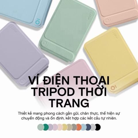  MOFT Snap Invisible MOVAS™  – Ví + giá đỡ + tripod điện thoại 3-trong-1, gắn từ tính 