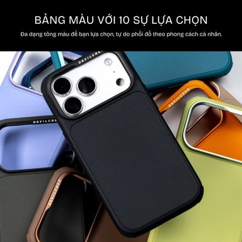  Ốp lưng chống sốc DEVILCASE Pro 3 Magnetic cho iPhone 17 Series Hạn chế bám vân tay 