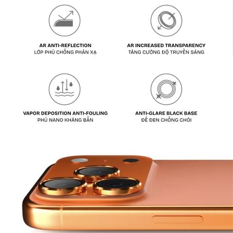  Lens camera Devilcase Sapphire cho iPhone 17 Pro/ 17 Pro Max Bảo vệ chống trầy xước 