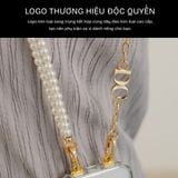  Dây đeo điện thoại DEVILCASE DC Dây kim loại phối ngọc trai sang trọng thanh lịch 3in1 
