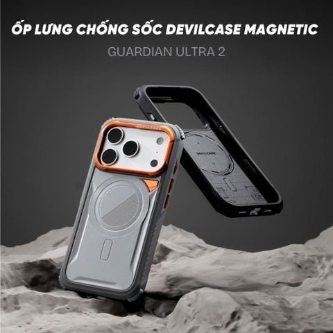  NEW Ốp lưng chống sốc DEVILCASE Ultra 2 Magnetic cho iPhone 17 Series Tản nhiệt hiệu quả 
