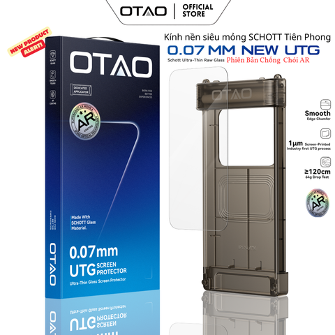  {NEW} Kính siêu mỏng 0.07mm OTAO Schott Ultra-Thin Raw Glass 2.5D Tiên Phong Vietnam 