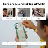  [MỚI] Tripod Walllet MOFT Giá đỡ ba chân điện thoại MOVASTM Chụp từ tính có thể theo dõi 4 trong 1 