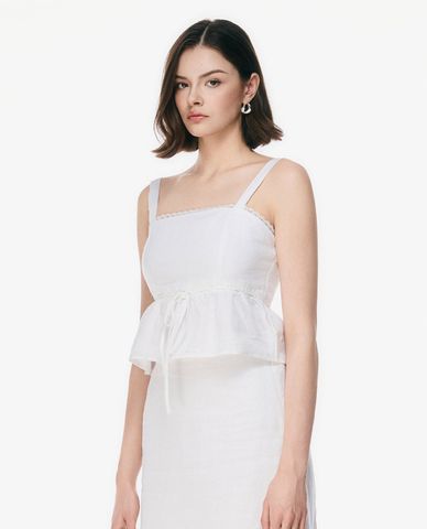  GIGI - Áo hai dây nữ cổ vuông dáng xòe 