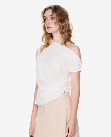  GIGI - Áo kiểu nữ lệch vai thời thượng 