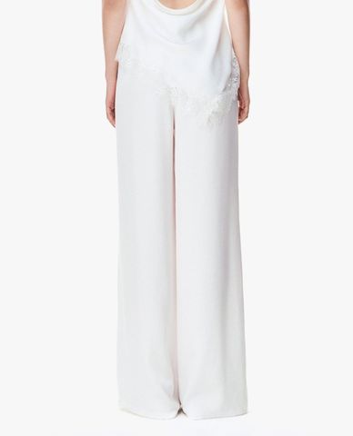  GIGI - Quần nữ ống rộng cạp cao xếp li 