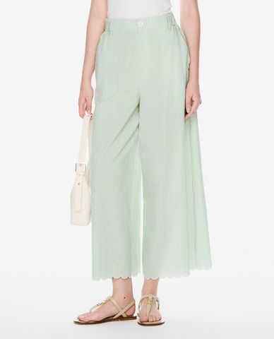  GIGI - Quần nữ ống rộng phom suông thanh lịch 