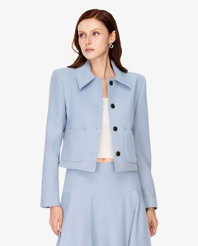  GIGI - Áo khoác blazer nữ tay dài phom croptop 