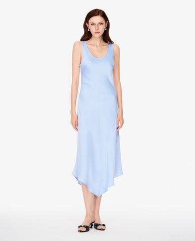  GIGI - Đầm sát nách midi cổ tròn đuôi cá 