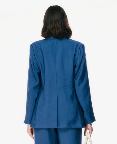  GIGI - Áo khoác blazer nữ cổ ve tay dài cổ điển 