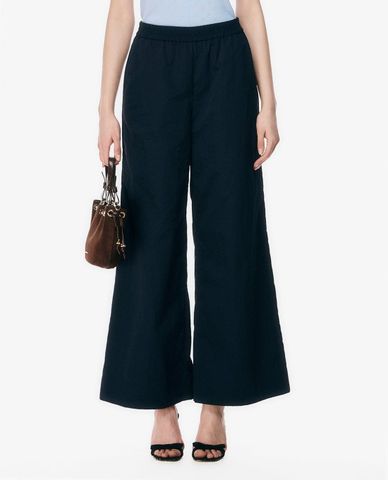  GIGI - Quần nữ ống rộng lưng thun thanh lịch 