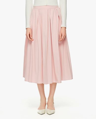  GIGI - Chân váy xếp li midi lưng thun 