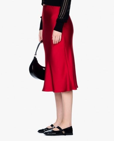  GIGI - Chân váy lưng cao midi nữ tính 