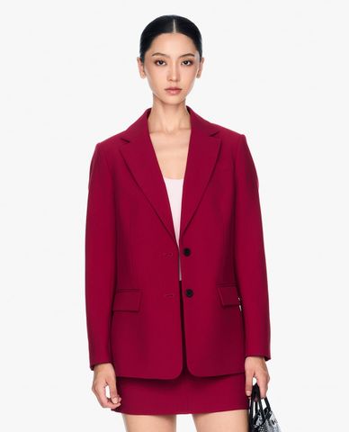  GIGI - Áo khoác blazer nữ cổ V tay dài thanh lịch 