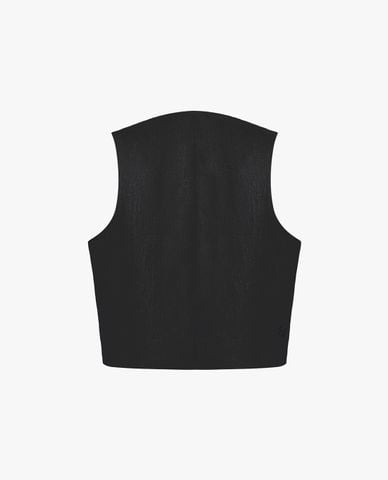  GIGI - Áo khoác gilet nữ cổ V cổ điển 