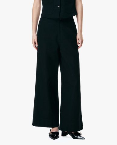  GIGI - Quần nữ ống rộng cạp cao thanh lịch 
