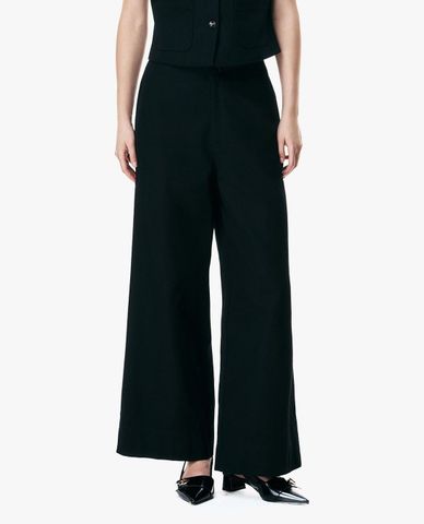  GIGI - Quần nữ ống rộng cạp cao thanh lịch 