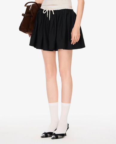  GIGI - Chân váy chữ A mini lưng thun dáng xòe 