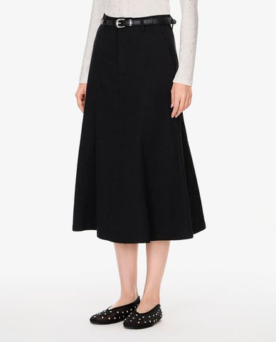  GIGI - Chân váy chữ A midi dáng xoè 