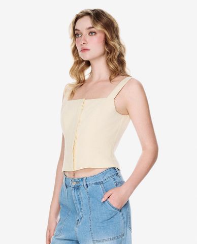  GIGI - Áo hai dây nữ cổ vuông hiện đại 