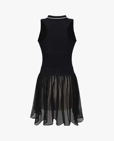  FILA - Đầm thể thao mini cổ bẻ sát nách 