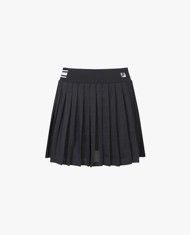  FILA - Chân váy thể thao mini xếp li phối logo 