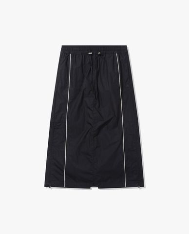  FILA - Chân váy chữ A midi lưng thun phối dây rút 