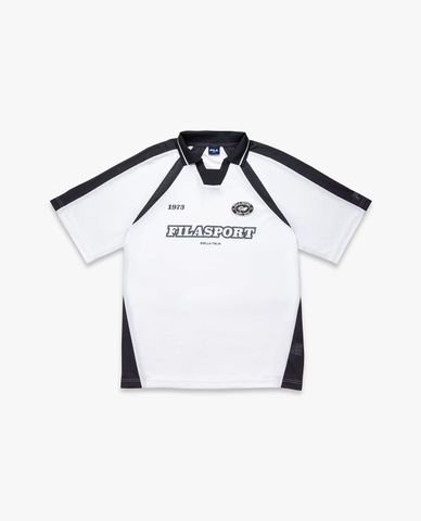  FILA - Áo polo unisex cổ bẻ tay ngắn Sports x Balletcore 