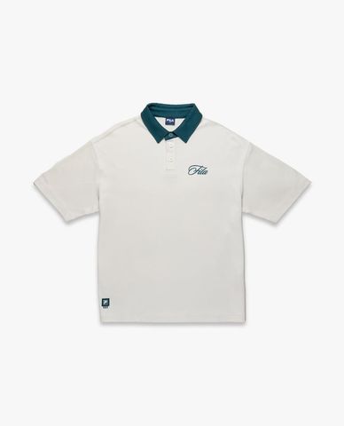  FILA - Áo polo unisex cổ bẻ tay ngắn Origin 