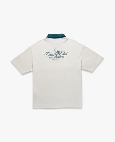  FILA - Áo polo unisex cổ bẻ tay ngắn Origin 
