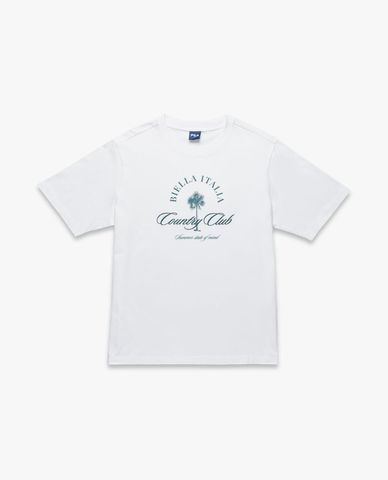  FILA - Áo thun unisex cổ tròn tay ngắn Origin 